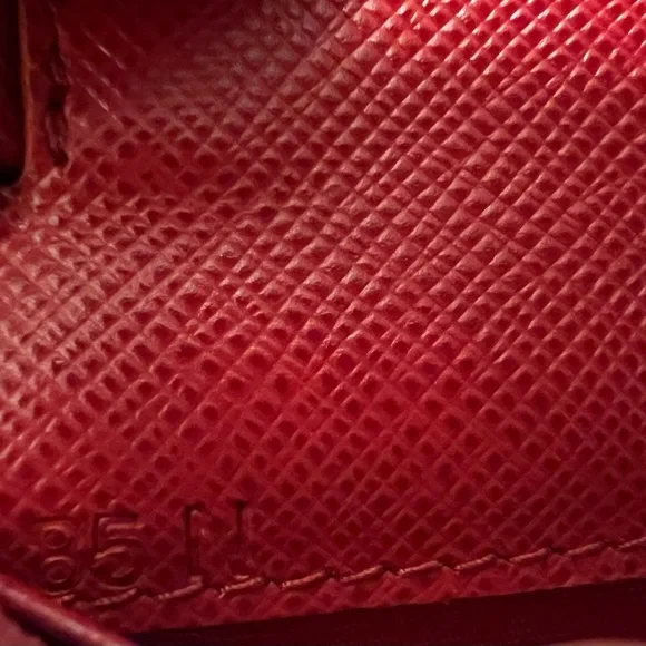 ONE OF A KIND - PRADA Mini Wallet Bag, Fiery Red - Picture 11 of 14